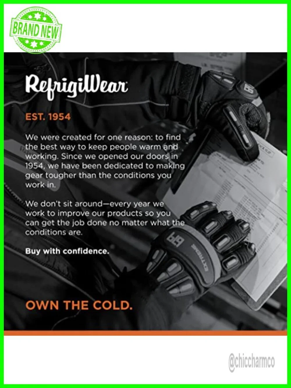 Extreme Freezer Glove with Touch-Rite Nib, Insulated Work Gloves